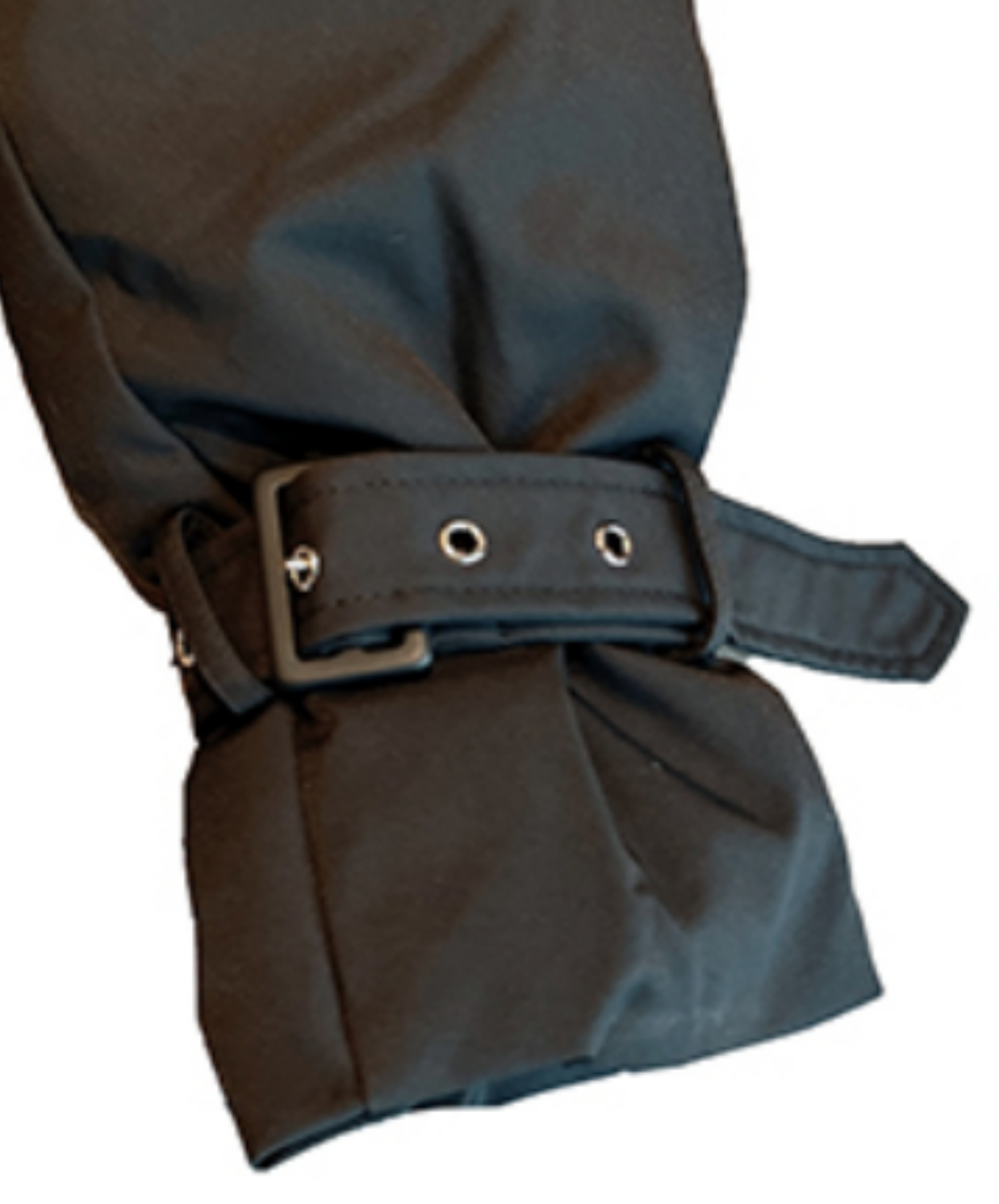 thick mix of different materials belt coat EN1423