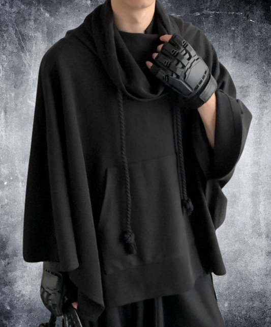 dark poncho sweatshirt EN2635