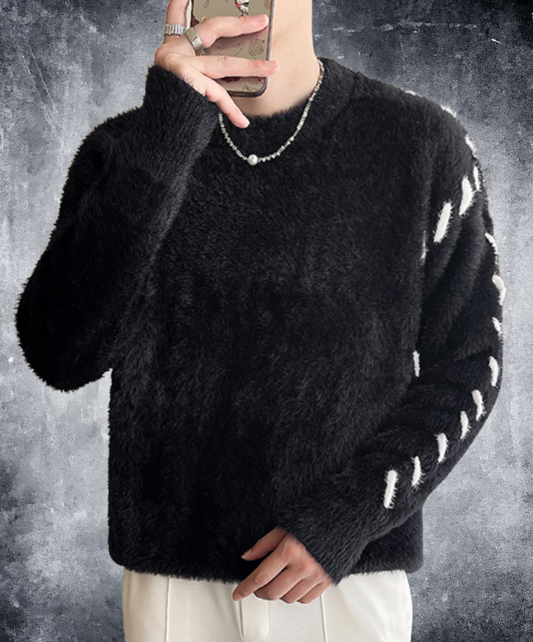 faux mink fur sweater EN2541