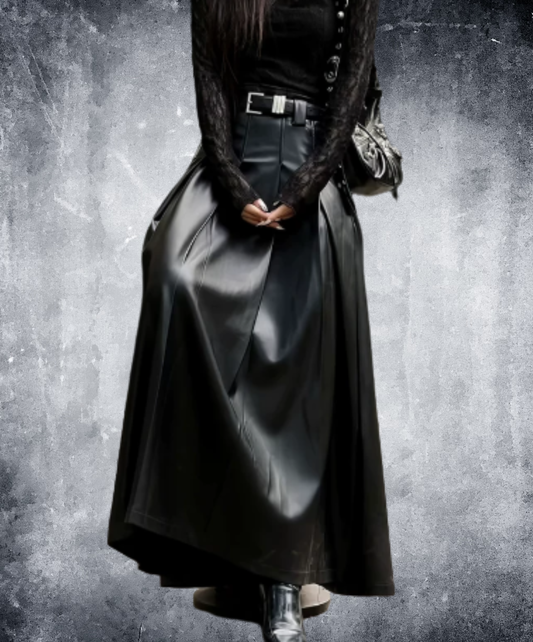 tucked drape with a flap-style look skirt EN3225