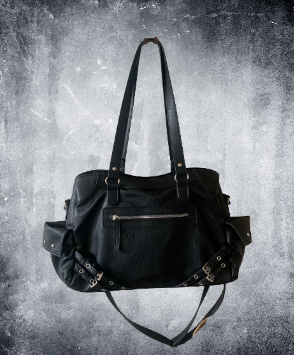 boston-style eyelet-detail belt bag EN3252
