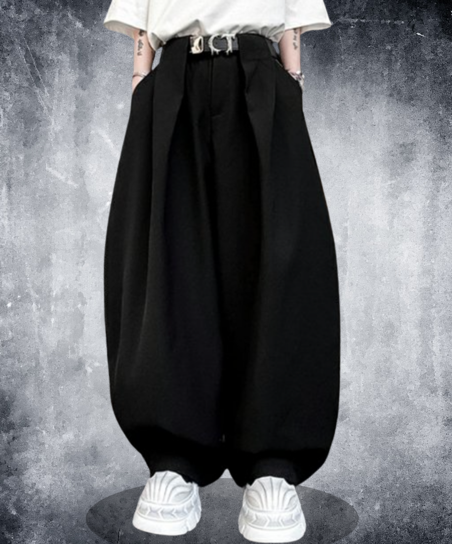 drape mop wide pants EN2070