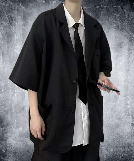 lightweight, draped short length jacket EN2855