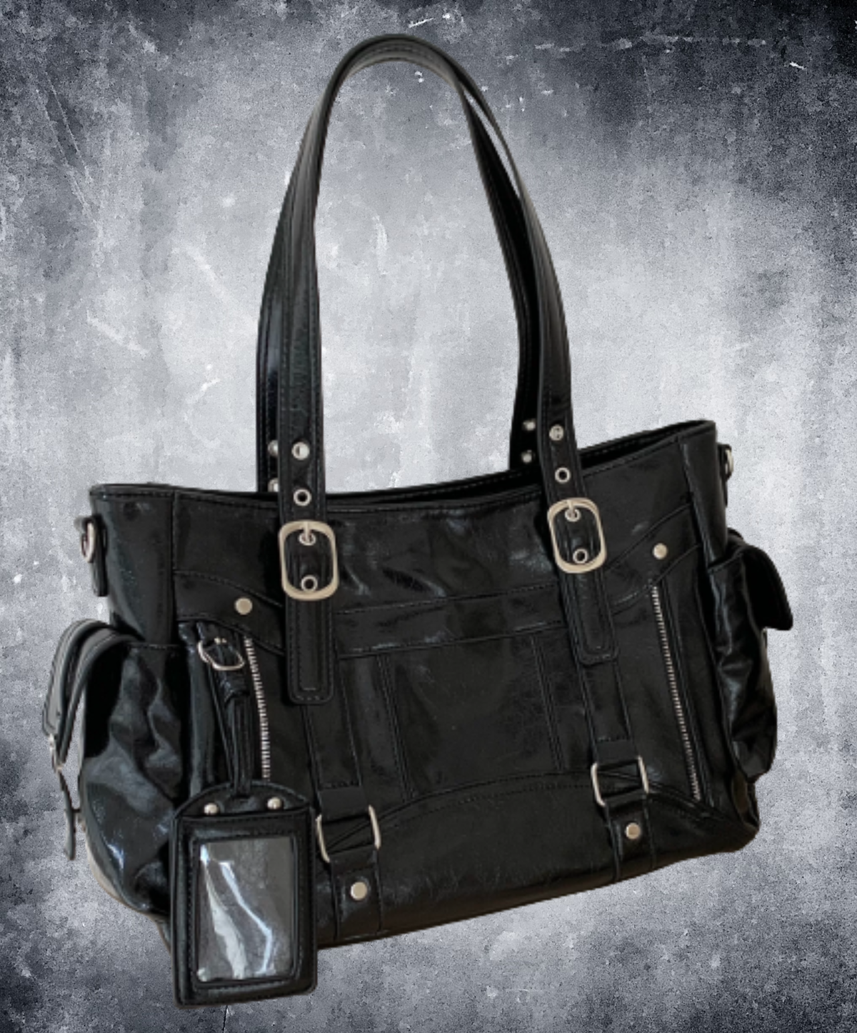 3d-pocket multi-buckle belt bag EN3251