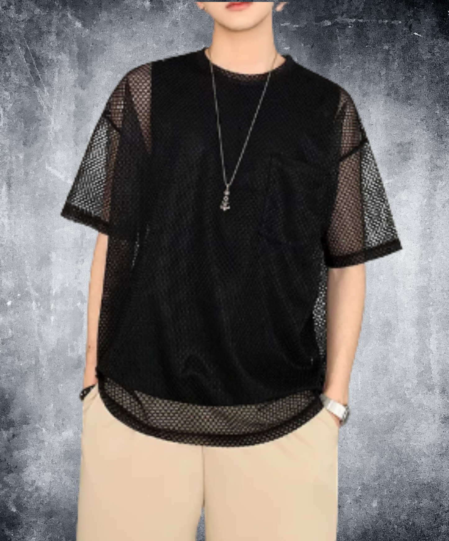 mesh two piece t-shirt EN2928
