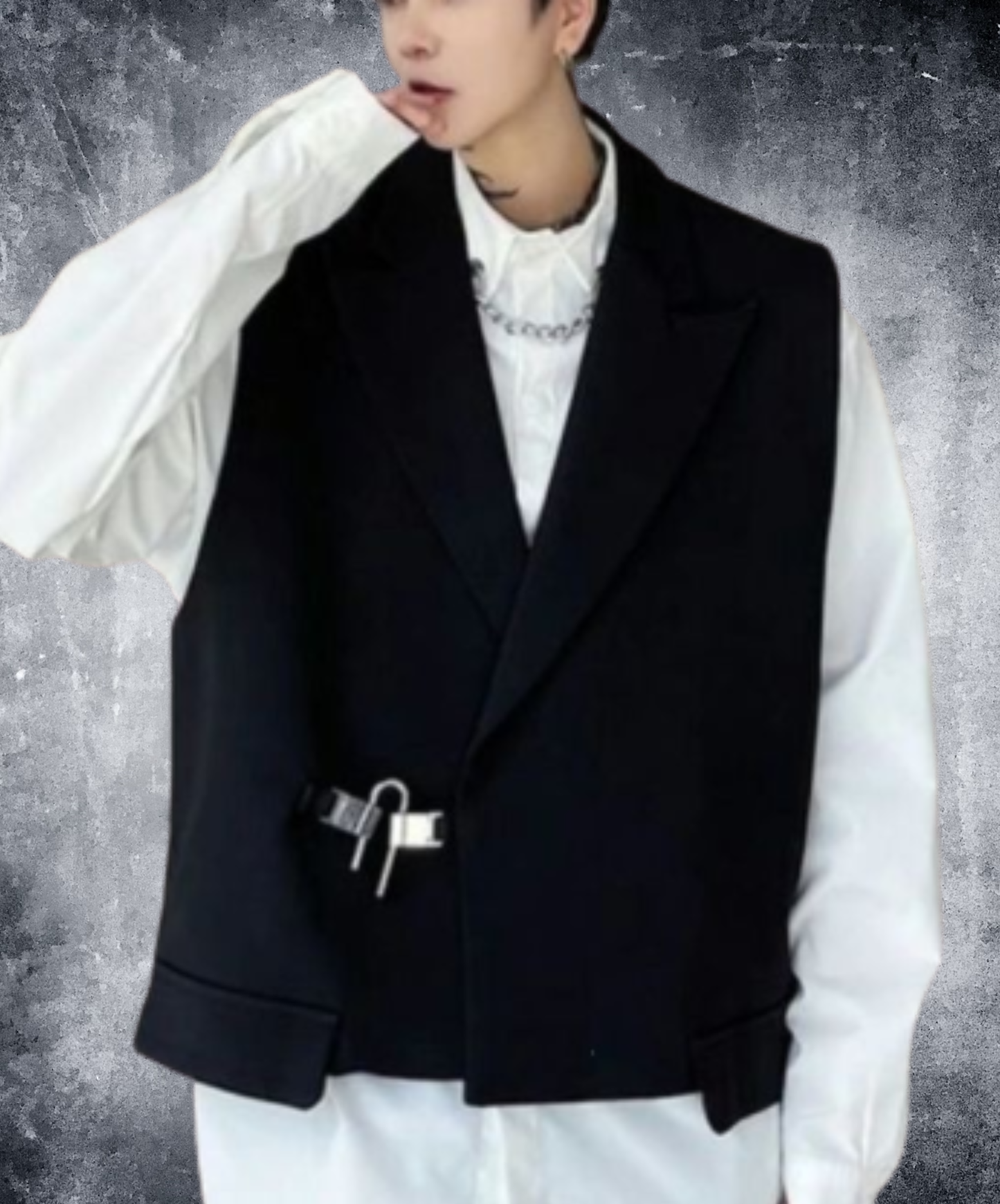 loose u-pin lock style vest  EN3089
