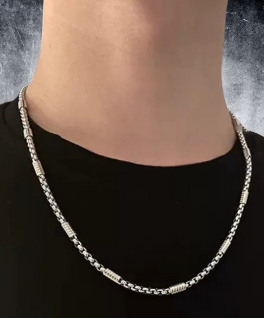 deformed coil chain necklace EN2660