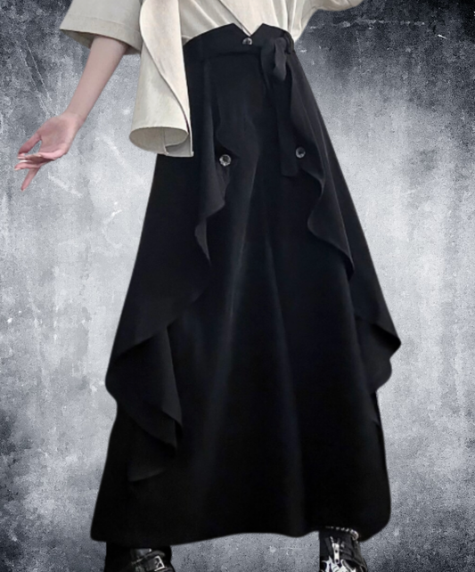 high waist multilayer pants EN2725