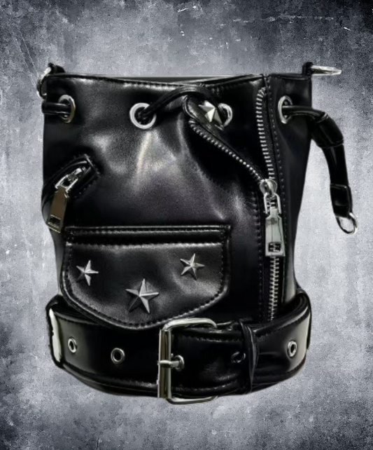 retro drawstring cross body bag EN2301