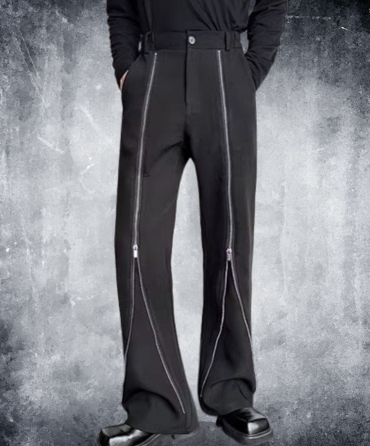 zip slacks pants EN1878