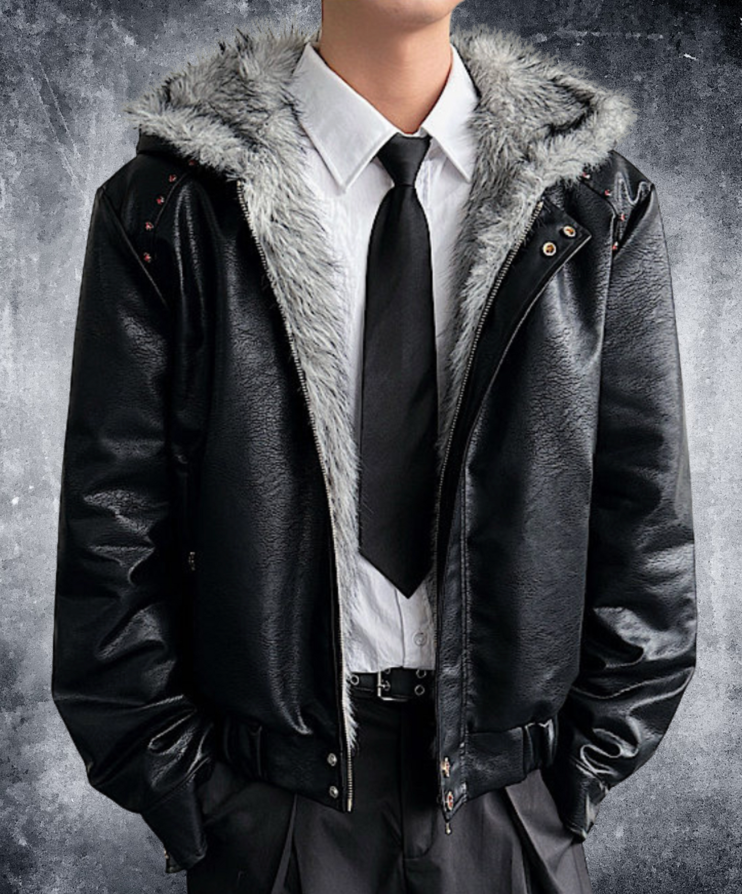 fleece-lined hood jacket EN2571