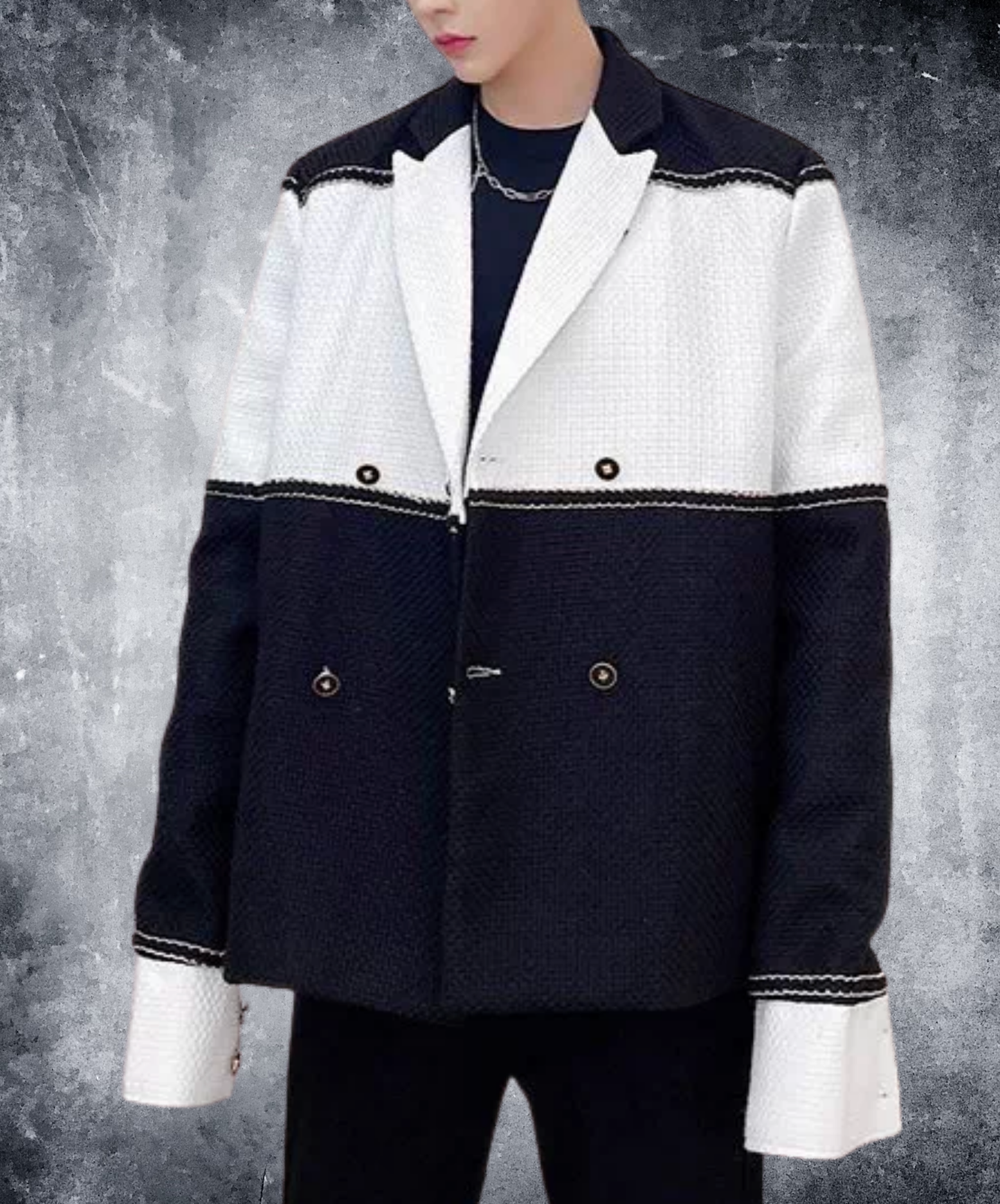 stylish patchwork casual jacket EN2813