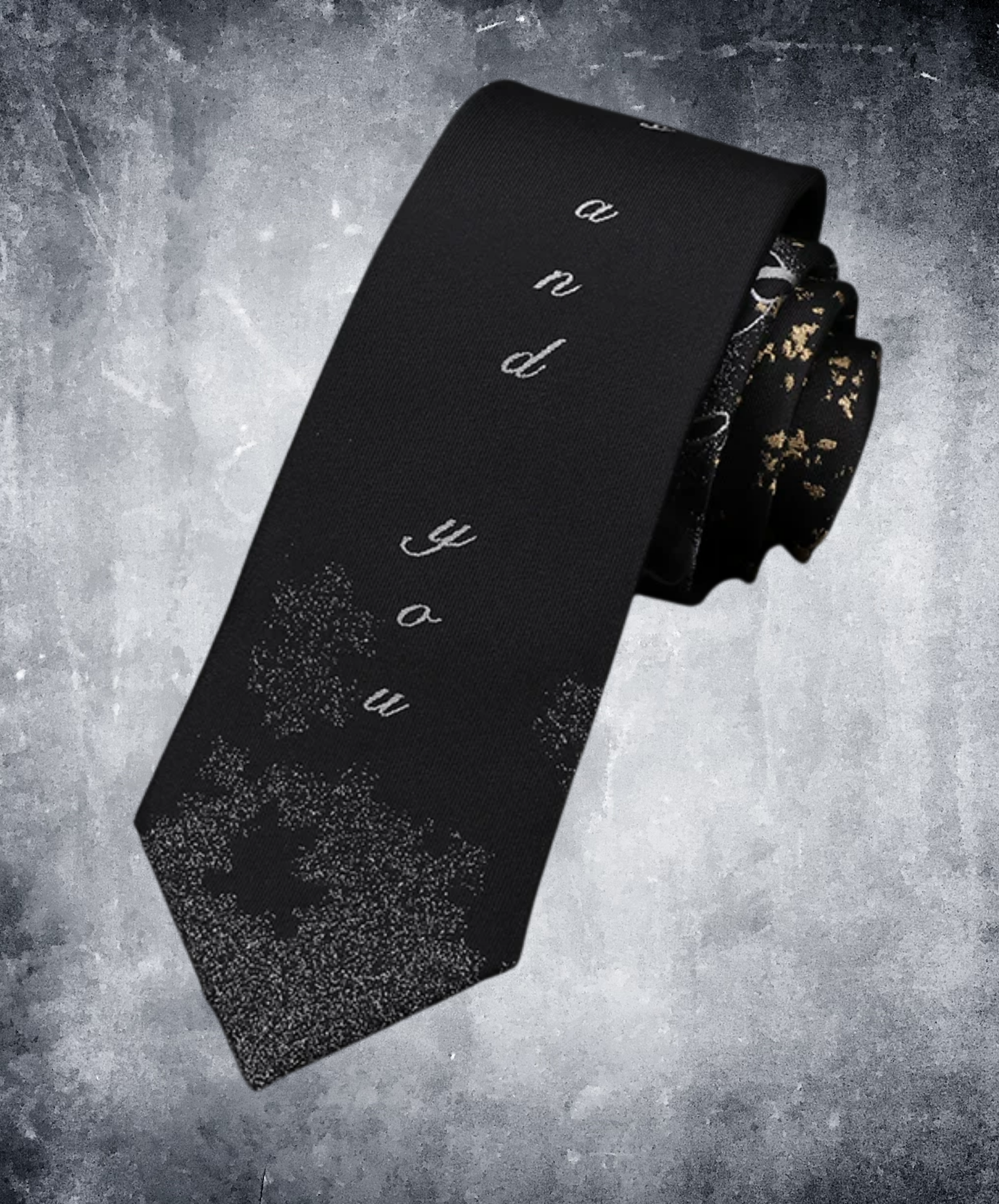 stardust cat design necktie EN2838