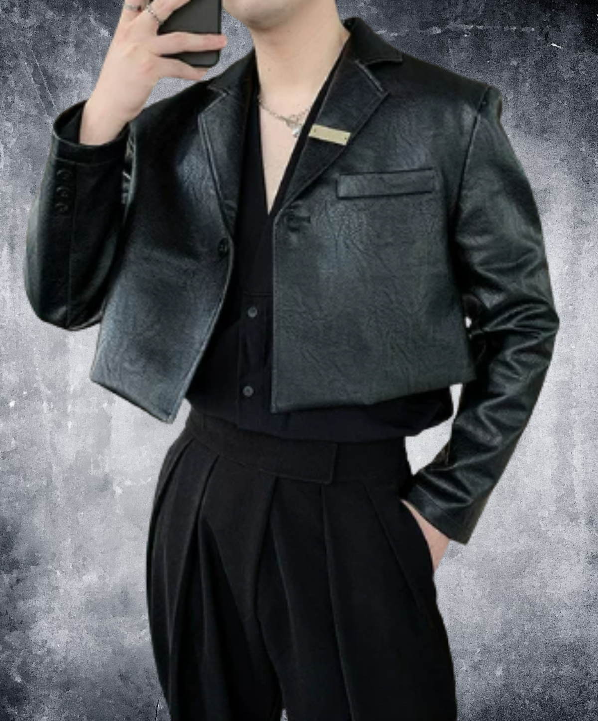 compact silhouette notched lapel jacket EN3260