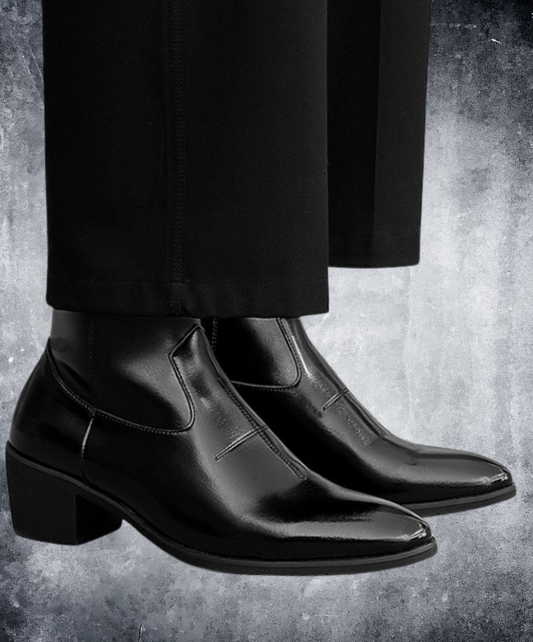 british style simple thick heels boots EN2501