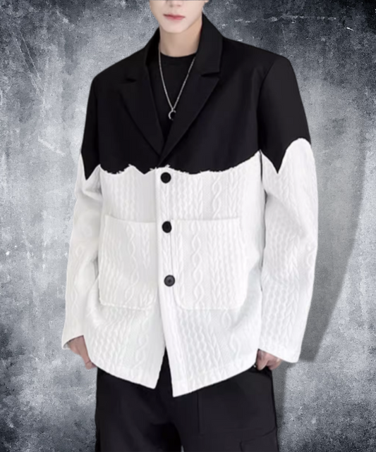 sweater suit mix jacket EN225
