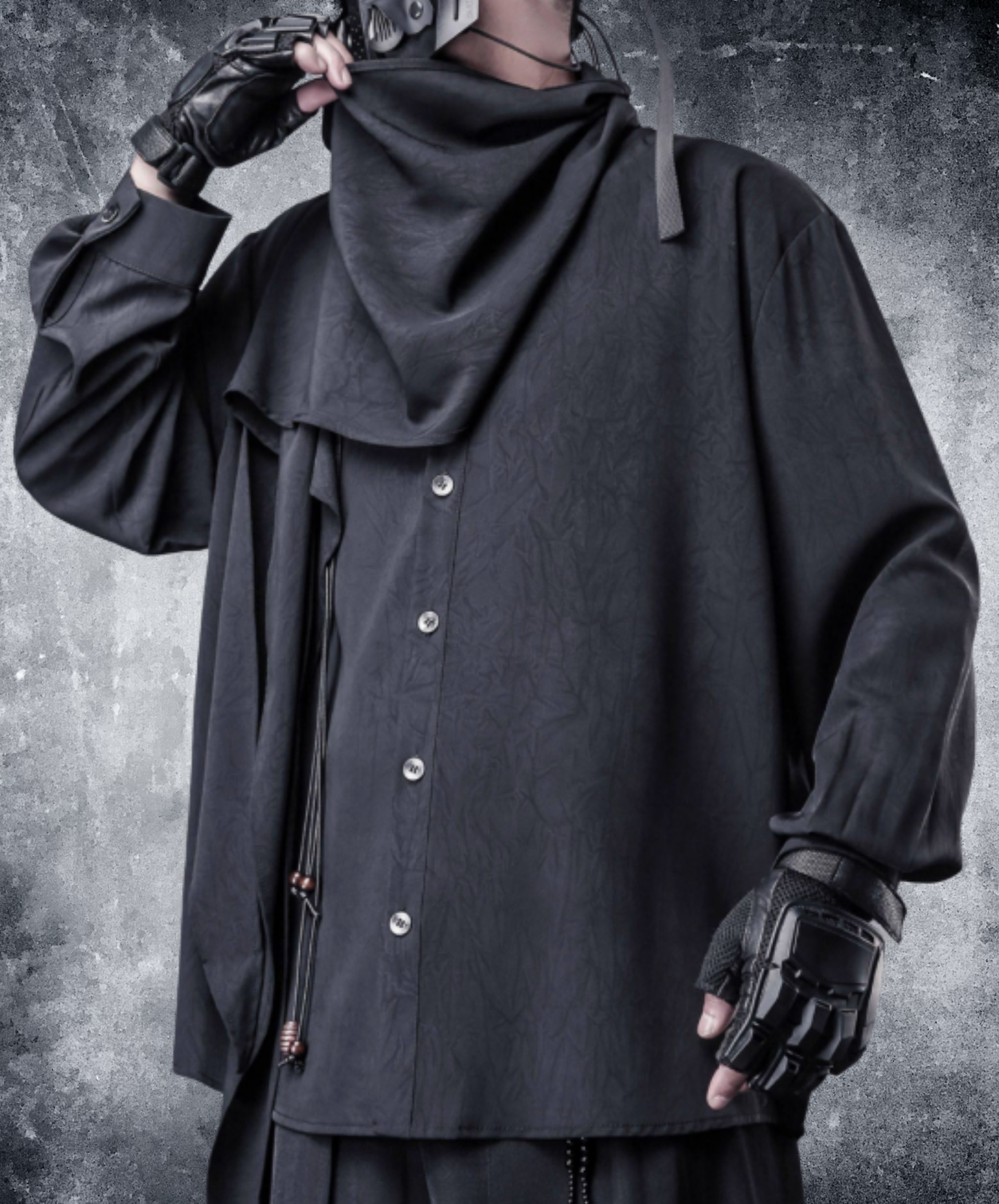 dark shawls and scarves shirt EN2694