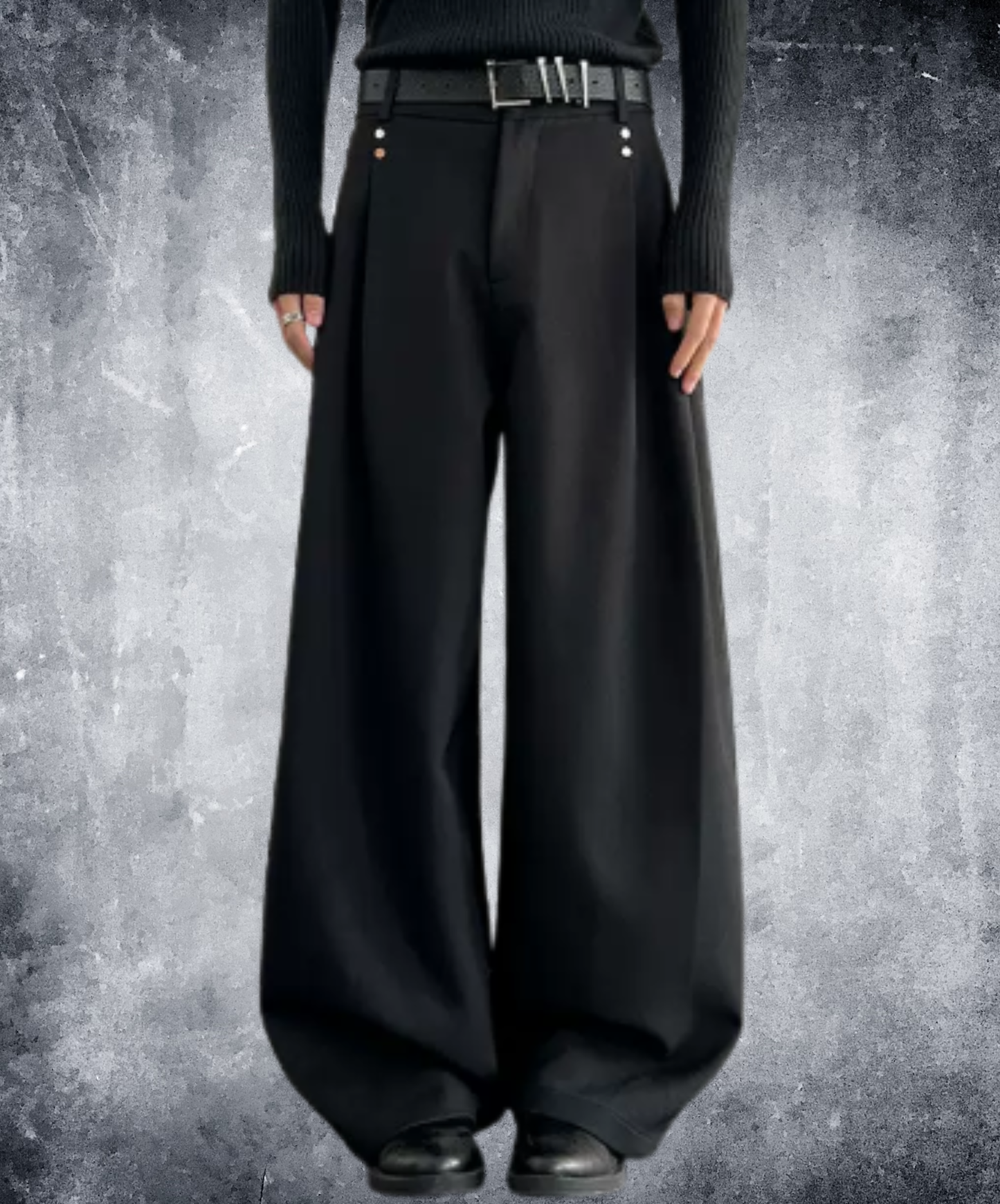 drape curve wide pants EN2932