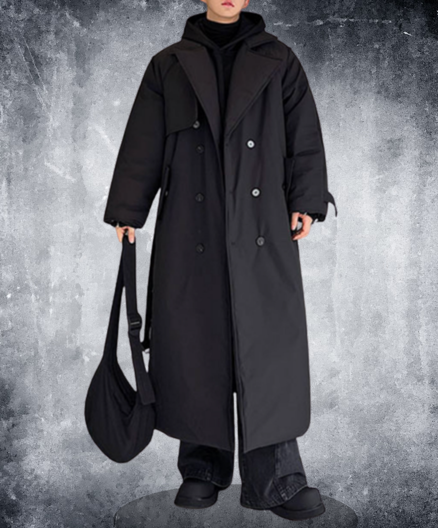 versized double-breasted coat EN2549