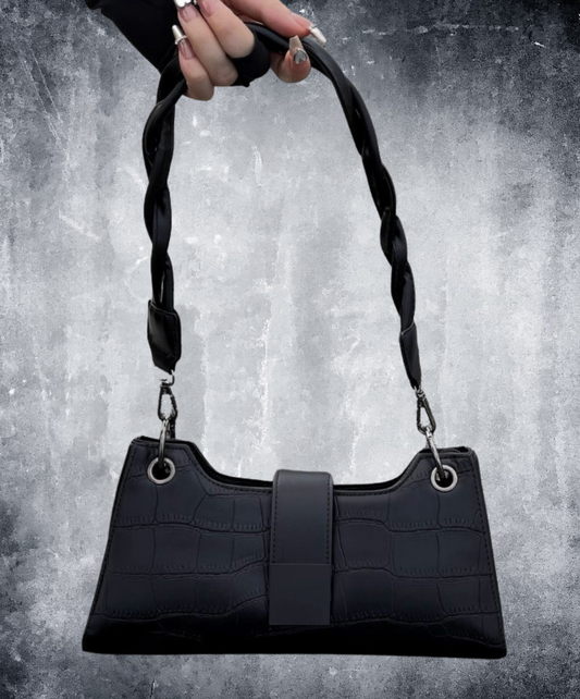 crocodile pattern trapezoid bag EN2582