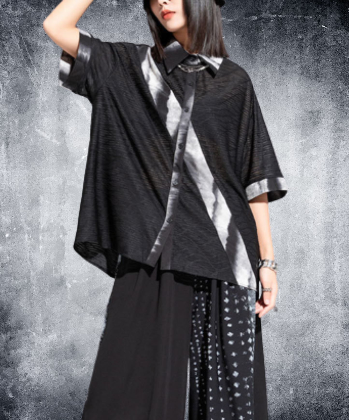 lightweight patchwork shirt EN2941