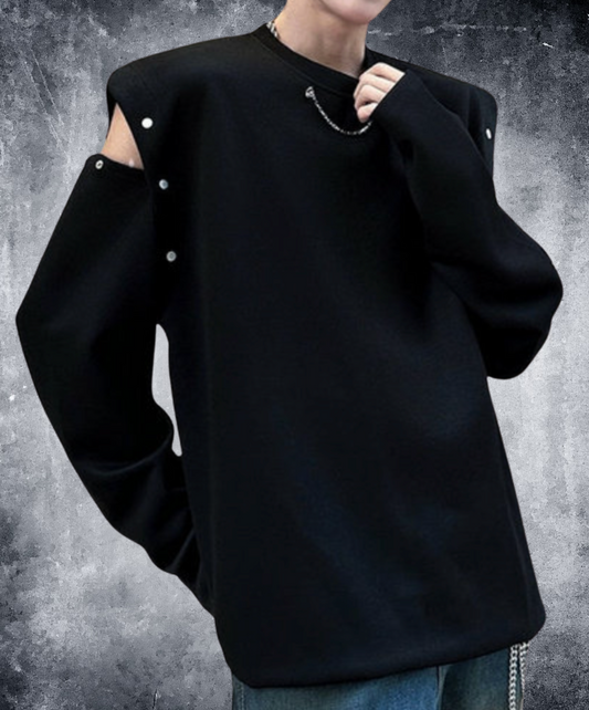 2-way removable sleeves t-shirt EN2648