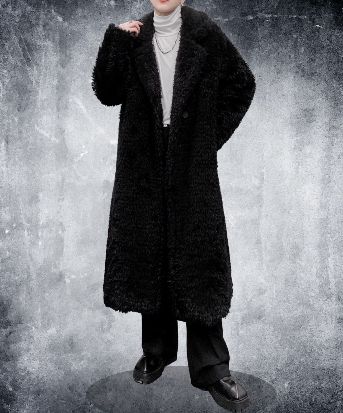 mid-length cotton-filled coat EN2612