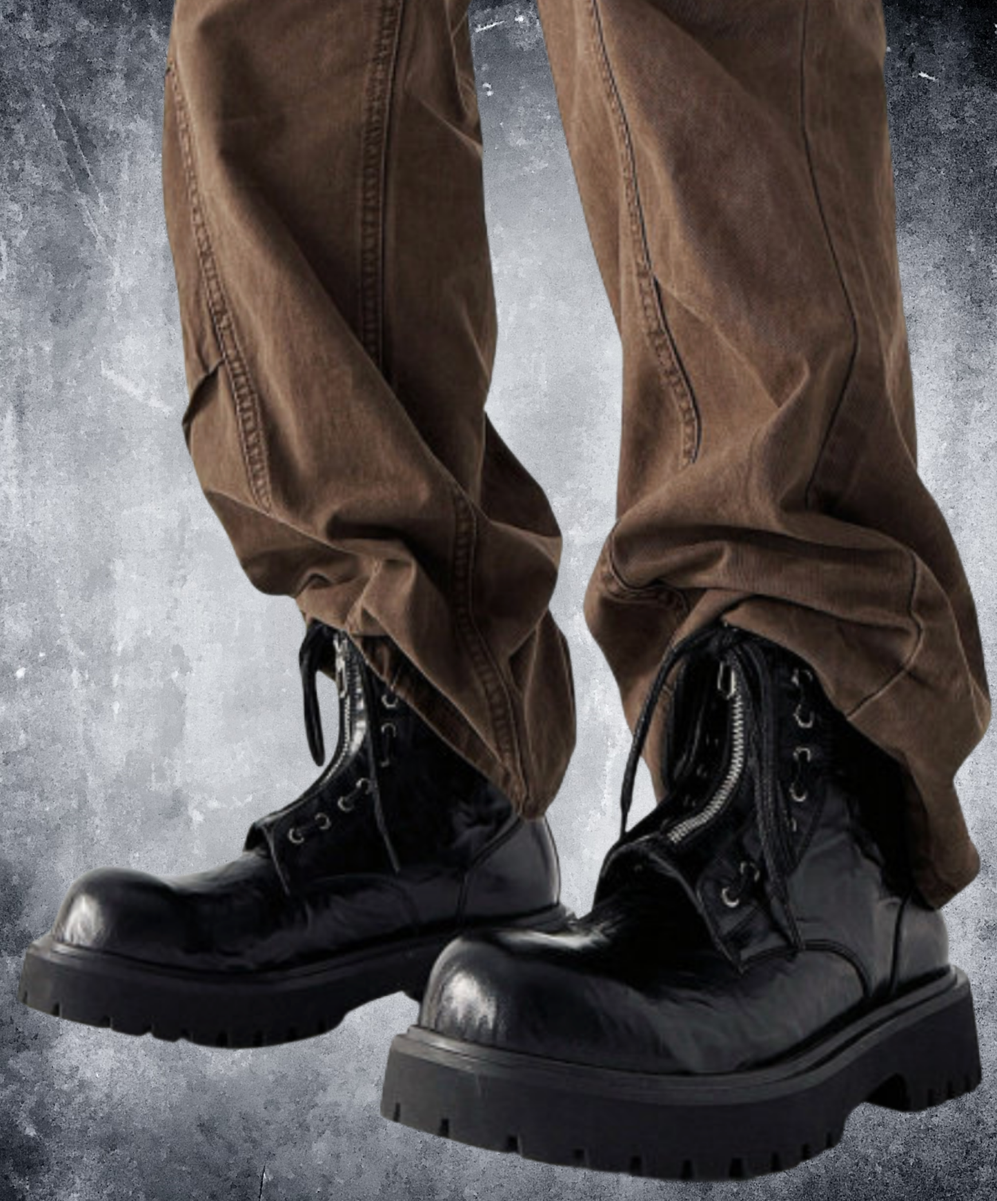 mid heel round toe retro boots EN2681