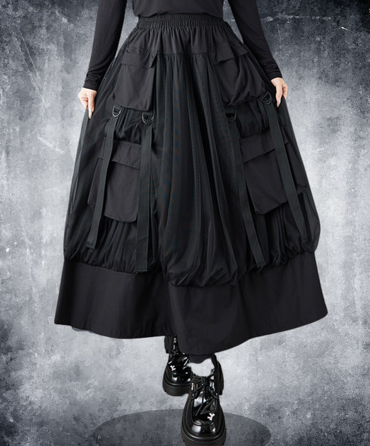 cargo-style design, voluminous skirt EN2757