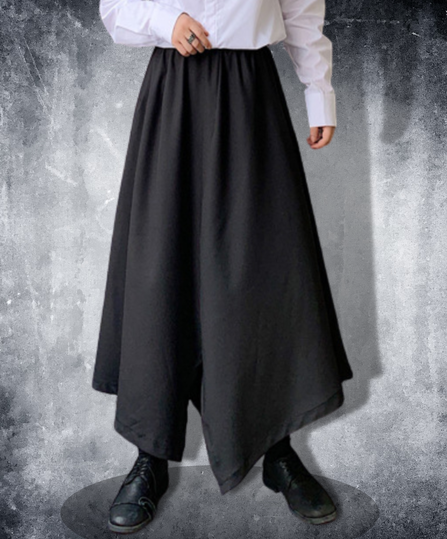 dark long culotte pants EN1122