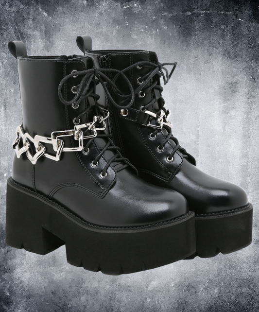 wild diamond chain boots EN2804
