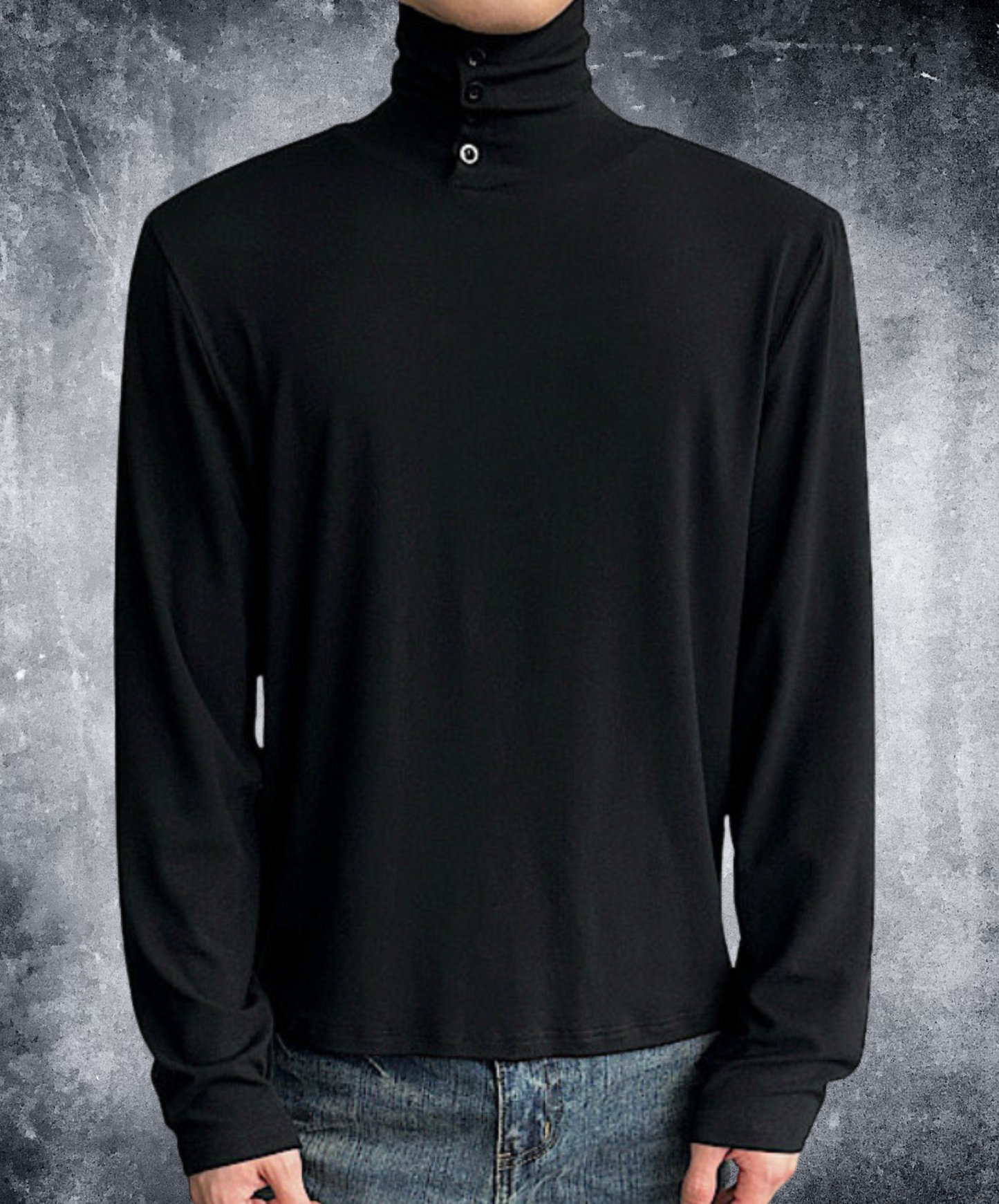 clean fit high neck t-shirt EN2592