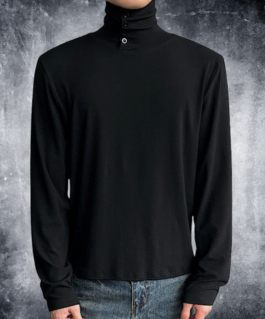 clean fit high neck t-shirt EN2592