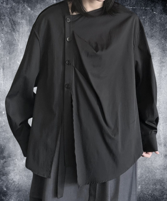 dark side button tuck shirt EN2712