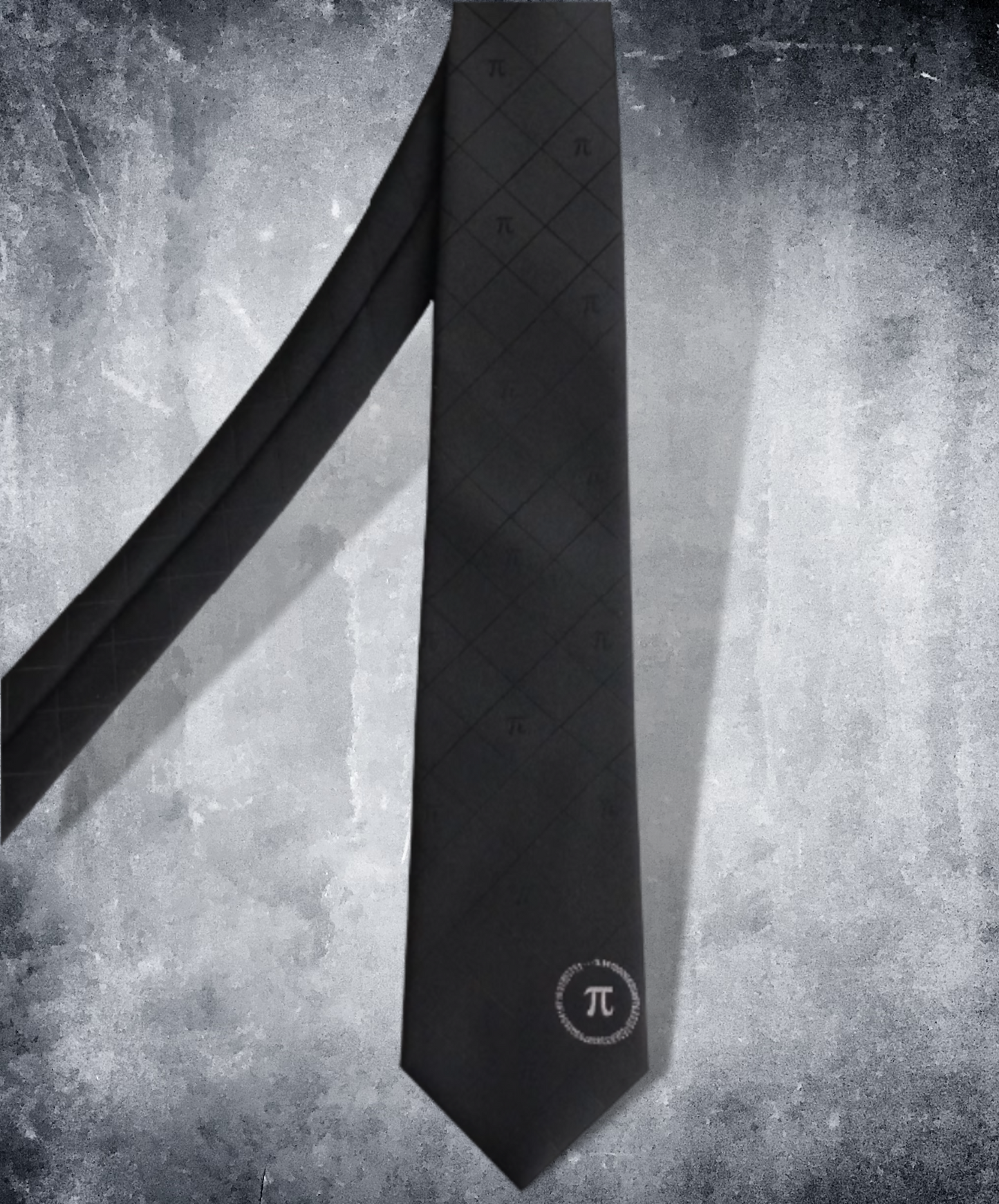 pi circle design necktie EN1234