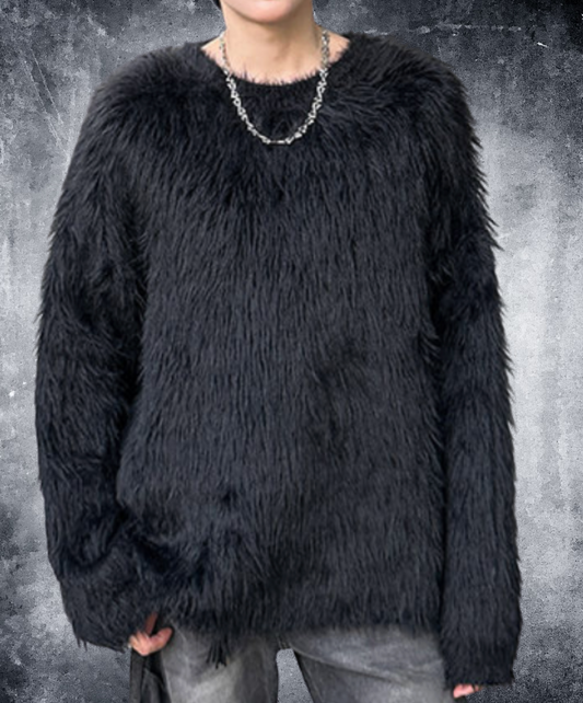 mink-like fleece sweater EN2589