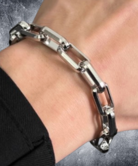 hard square chain bracelet EN2644