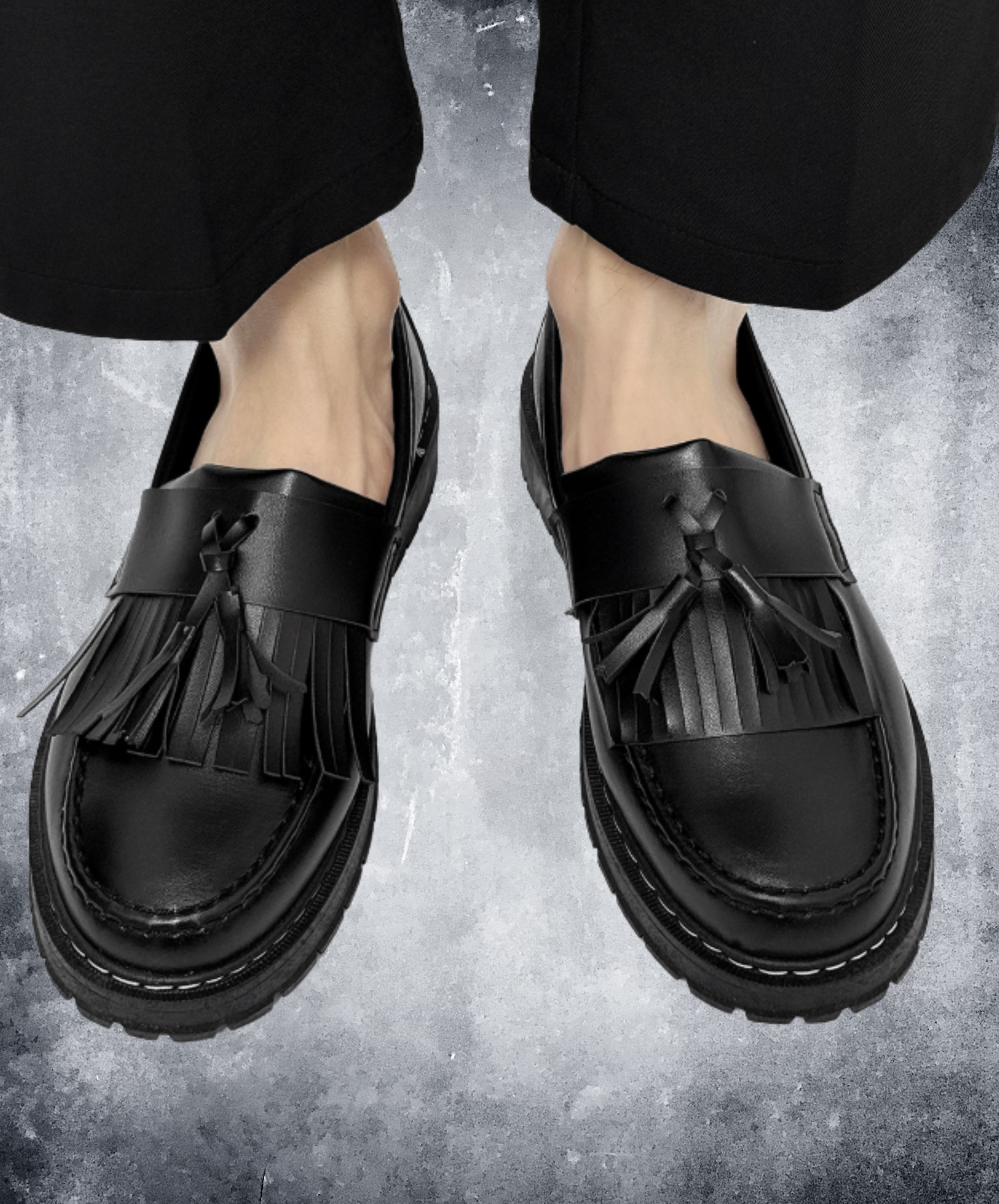 british-style tassel platform shoes EN2438