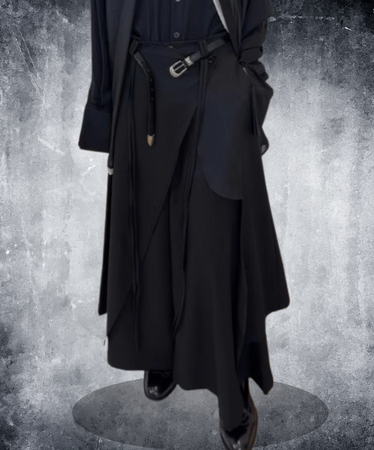 dark retro hakama pants EN2411