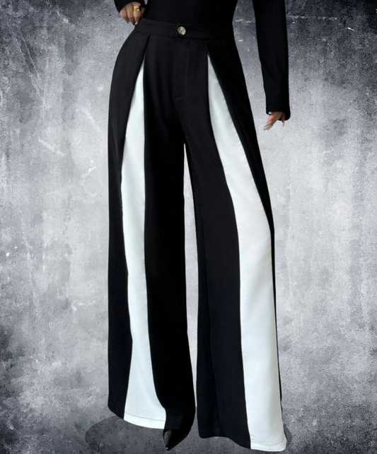 high-waisted flared wide pants EN2867