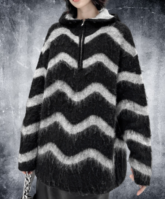 wave stripes sweater EN2468