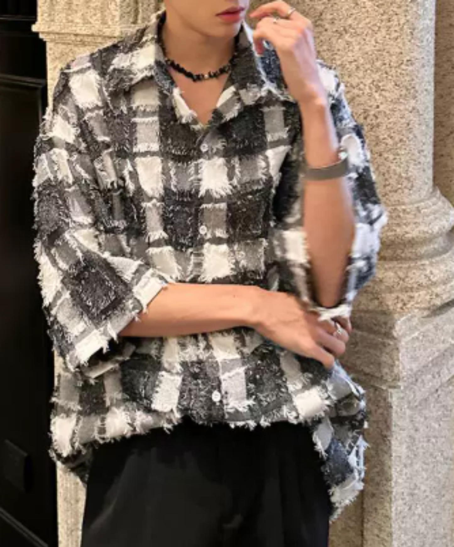 tusel check shirt EN2952