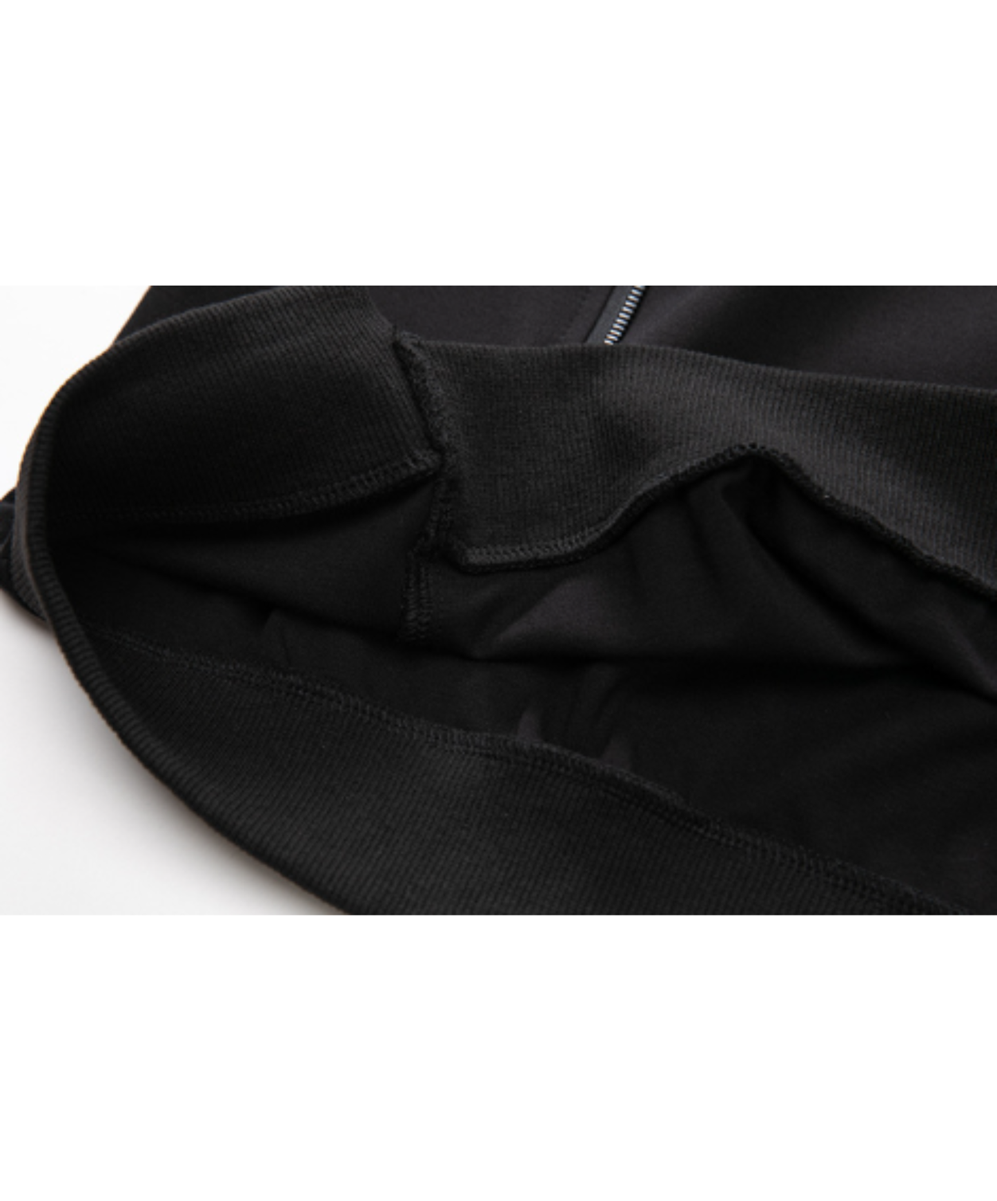 dark extra-high neck zipper sweatshirt EN3120