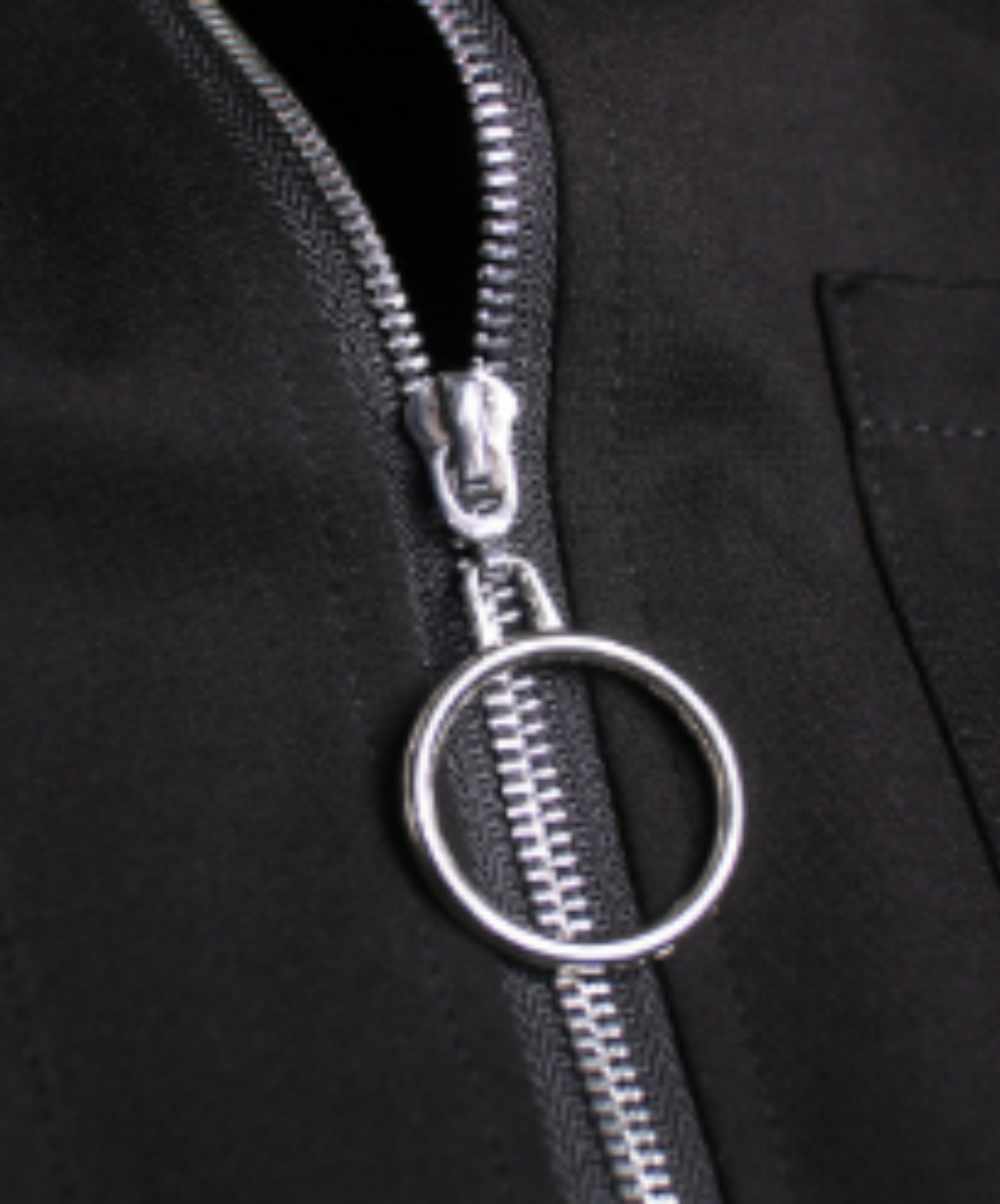 ring-zipper poncho style sweatshirt EN3117
