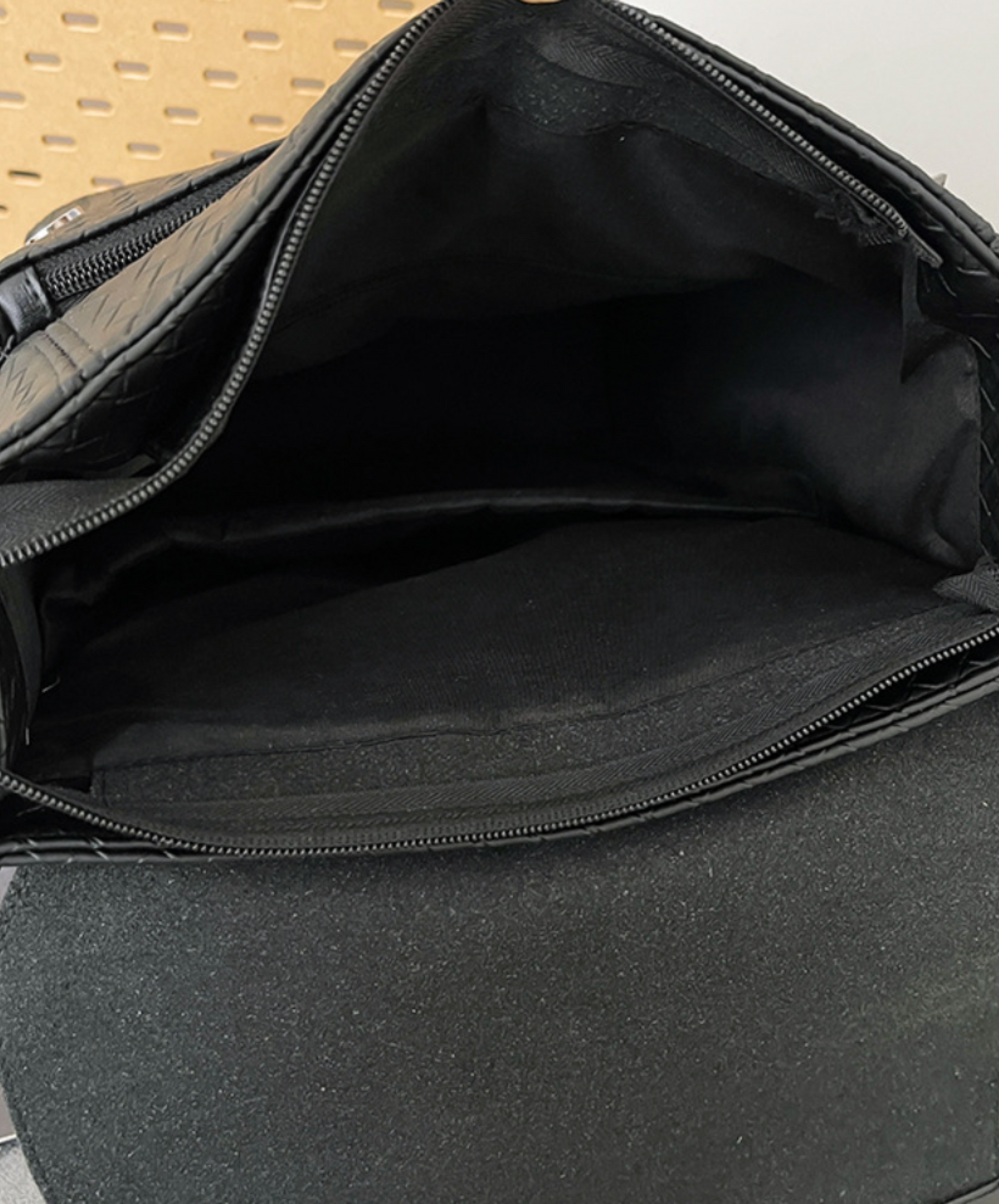 casual knit design square backpack bag EN2105