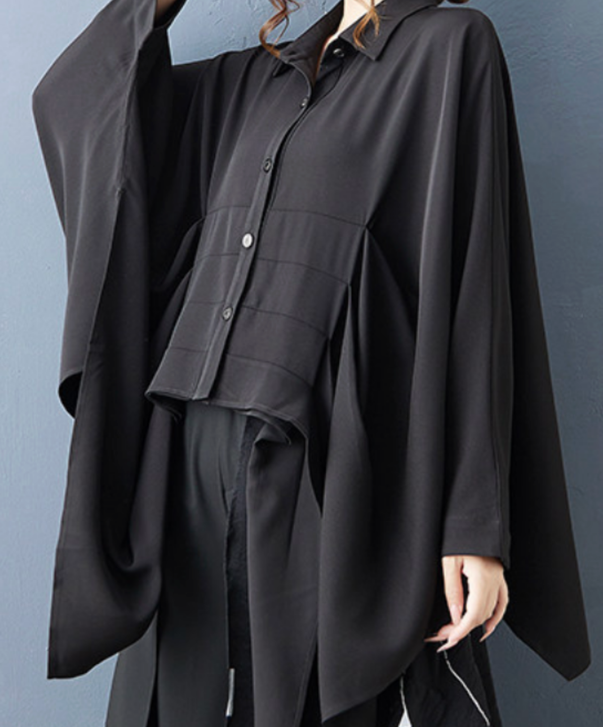 【style112】dark mode outfit set EN3263（shirt + pants + necklace + boots set）