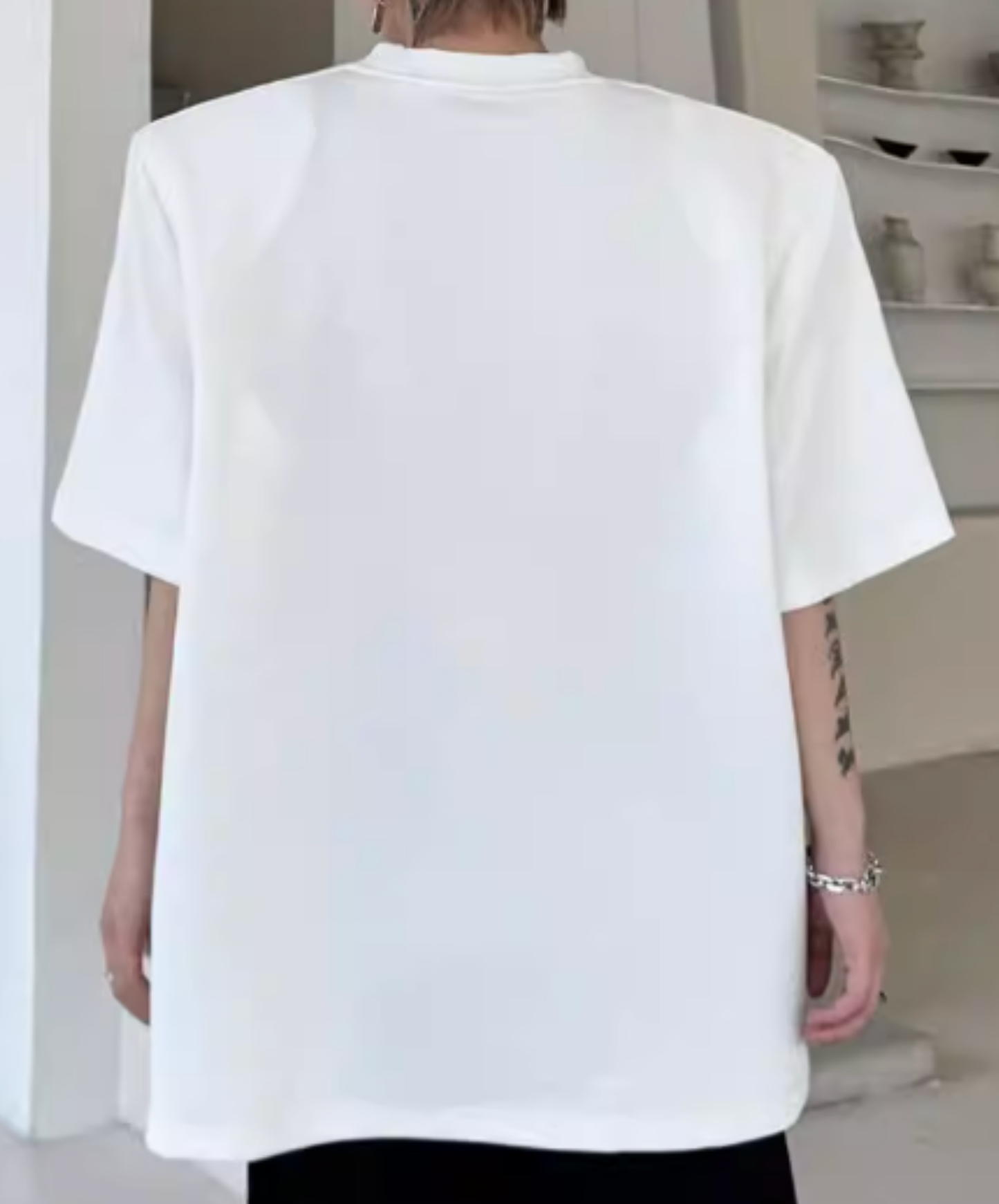 beaded meteor design t-shirt EN2826