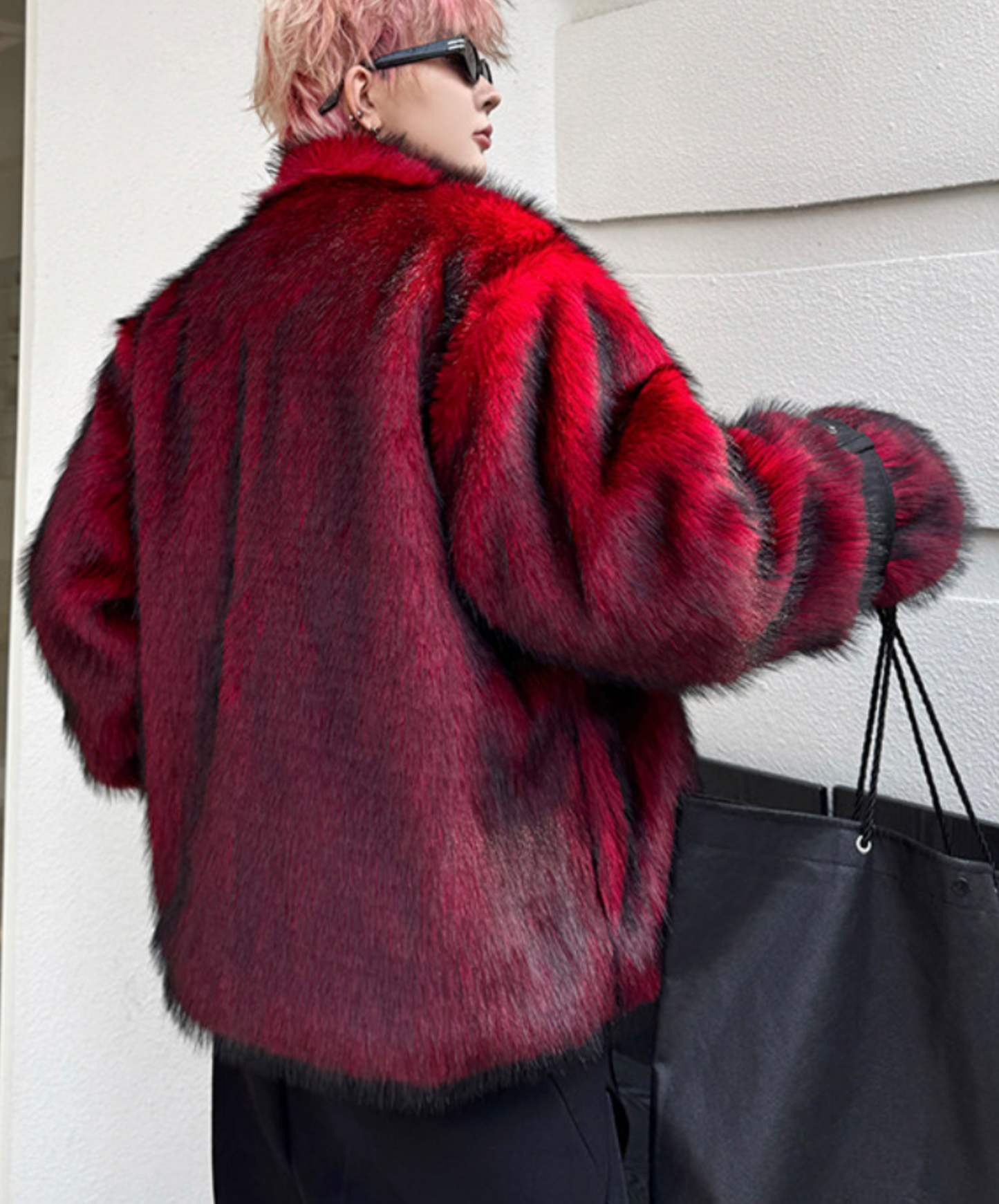 wolf-style fake fur jacket EN2618