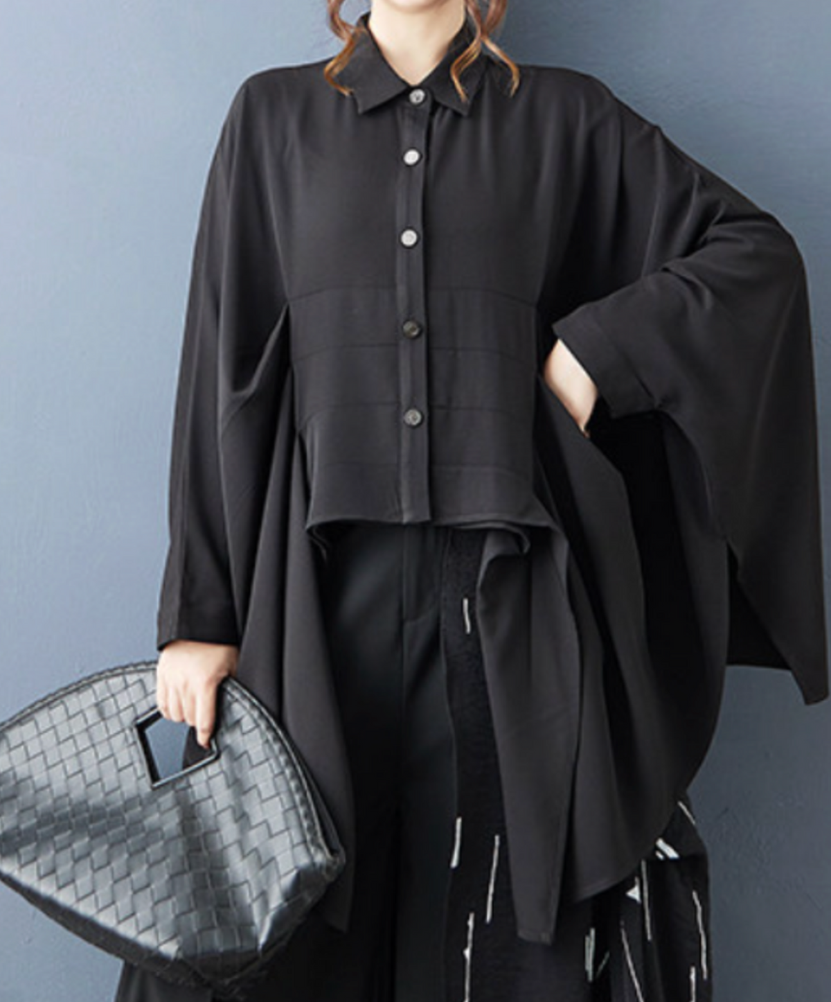【style112】dark mode outfit set EN3263（shirt + pants + necklace + boots set）