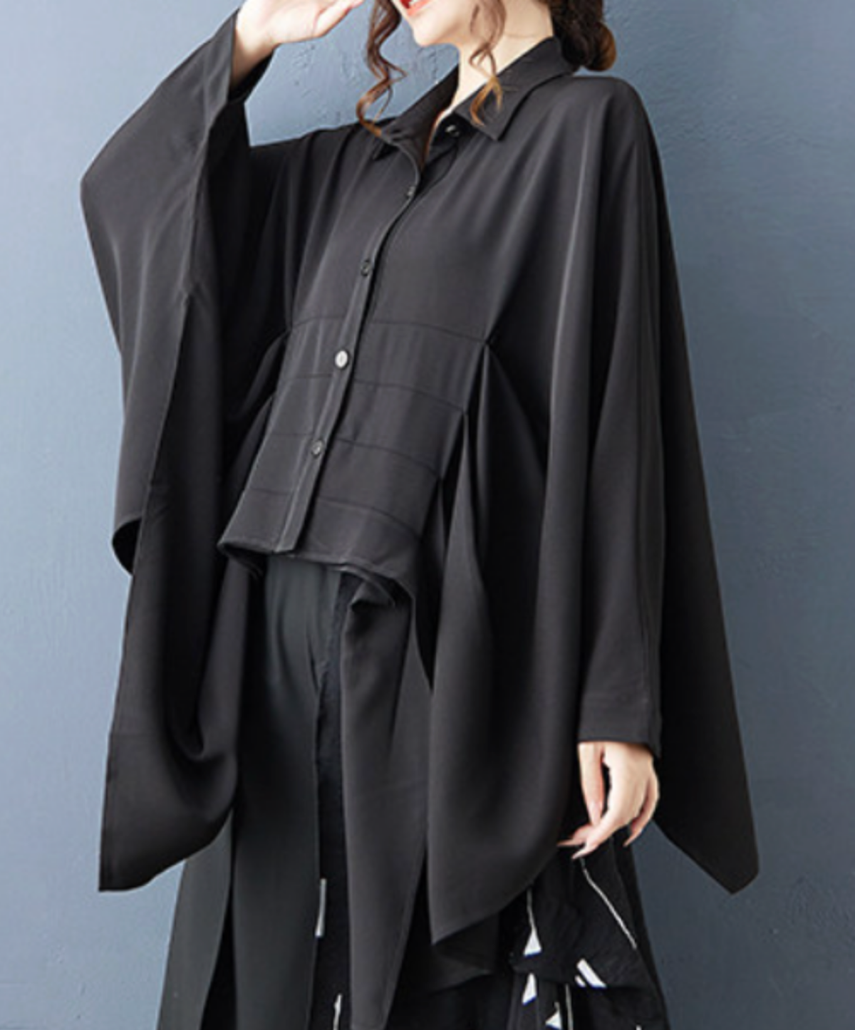 【style112】dark mode outfit set EN3263（shirt + pants + necklace + boots set）